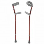 Forearm Crutches Pediatric Castle Red (Pair)