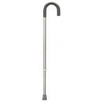 Aluminum Cane Silver Standard Handle Adjustable