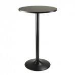 Winsome Wood 20123 Obsidian Round Pub Table
