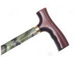 Adjustable Travel Folding Cane With Fritz Handle - Camouflage