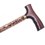 Adjustable Travel Folding Cane With Fritz Handle - Cheetah