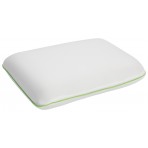 Deluxe Comfort Best Of Both Worlds Memory Foam Pillow, Standard - One Side Is Soft The Other Is Firm - Therapeutic Memory Foam - Cooler Than The Otherside Of Any Pillow - Bed Pillow, White