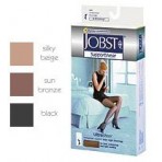 Jobst UltraSheer Knee High Mild Compression Stockings 8-15 mmHg - Black/Medium