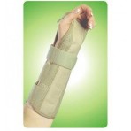 Perforated Suede Wrist & Forearm Brace Left Hand