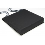 Chair Cushion wBlack Cover - L 13" x H 1" x W 14"