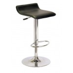 Winsome Spectrum ABS Airlift Swivel Stool, Faux Leather