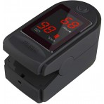 Pulse Oximeter with Lanyard & Carry Case, Black
