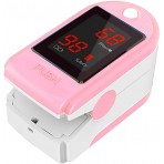 Pulse Oximeter with Lanyard & Carry Case, Pink