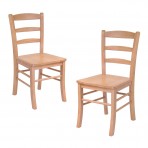 Winsome Wood 34232 Hannah Two Ladder Back Dining Chair