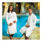 Deluxe Comfort Bamboo Robe, Large/X-Large - Extremely Durable Bamboo Material - Hotel Quality - Super Soft And Warm - Robes, White