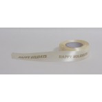 Satin Happy Holidays Ribbon 