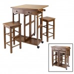 Winsome Wood 39330 Space Saver Kitchen Cart, Teak