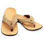 Yumi Men's Sandals pair Straw / Java / Cork Size 8