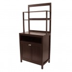 Winsome Wood 40630 Jamie Cabinet 2-Door with Hutch