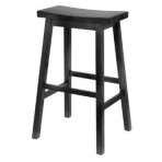 Winsome Wood Saddle Seat Stool - 28.9" x 17.91" x 15.8"