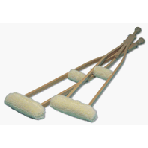 Imitation Sheepskin Crutch Cover - L 10" x H 7" x W .25"