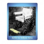 Wheelchair Foot Cover Kodel - Pair, White