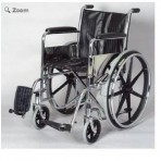 16" Wheelchair with Fixed Arms/Footrest