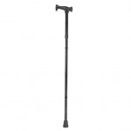 Healthsmart Adjustable Folding Cane With Ergonomic Handle, Black