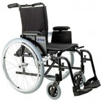 Wheelchair Ultralight Aluminum 18", Rem T Arms, S/a Footrests