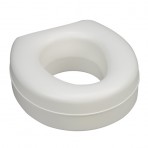 Healthsmart Deluxe Plastic Toilet Seat Riser - White