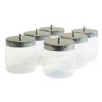 Dressing Jars 4 x 4 6/Case Glass
