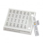 DMI Large Weekly Medication Planner, Pill Holder