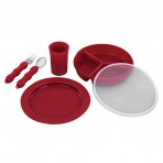 Maddak Redware Dinnerware Set - Deluxe