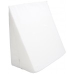 White Polycotton Cover For 22.5 X 22.5 X 12 Bed Wedge - L 22.5" x H 12" x W 22.5"