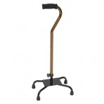 DMI Adjustable Quad Cane, Large Base, Bronze