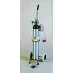 Crash Cart With 'E-Tank' & Cart & Resuscitator Bag