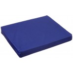 Wheelchair Cushion with Navy Rip-Stop Fabric Zippered Cover