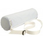 Lumbar Roll with Polycotton Zippered Cover & Strap - L 14" x H 4" x W 4"