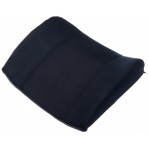 Memory Foam Standard Lumbar Cushion with Polycotton Zippered Cover & Strap - L 15" x H .50" x W 13"