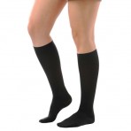 Opaque Knee High Black 20-30 mmHg