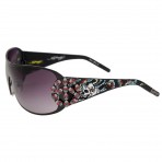 Ed Hardy Ehs-038 New York City Sunglasses - Black/Gray