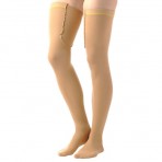 Anti-Embolism Thigh High 18mm Closed Toe, Beige