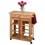 Winsome Wood 89330 Space Saver Drop Leaf Table Kitchen Cart
