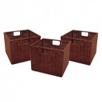 Winsome Wood 92310 Wired Baskets (Set of 3)