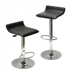 Winsome Wood 93329 Adjustable Air Lift Bar Stool (Set of 2)