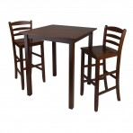 Winsome Wood Parkland Three-Piece High Table Dining Set - 94359 ,2 Chairs