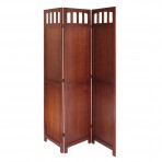 Winsome Wood 94370 Craft Screen Room Divider, Antique Walnut