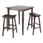 Winsome Wood 94399 Kingsgate Three-Piece High Pub Table Dining Set
