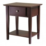 Winsome Wood 94922 Shaker Nightstand, Antique Walnut