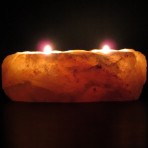 Natural Salt Candleholder - Himalayan Natural Crystal Salt