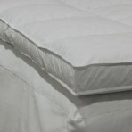Down Etc. 200TC Quilted Polyester/ Cotton Mattress Pad with Elastic Anchor Bands - Baby