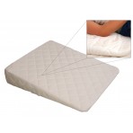 Deluxe Comfort Cover For Better Sleep Wedge, (30" x 26" x 9") - 383 Thread Count - Padded - High Quality - Pillow Cover, White