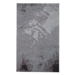Artistic Lindsey Wool Rug 2120a Gray - Chocolate - 3' x 5'