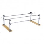 Folding Parallel Bars W/ Wood Base