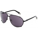 True Religion Sunglasses Tony Aviator Sunglasses Black & Black 63 mm